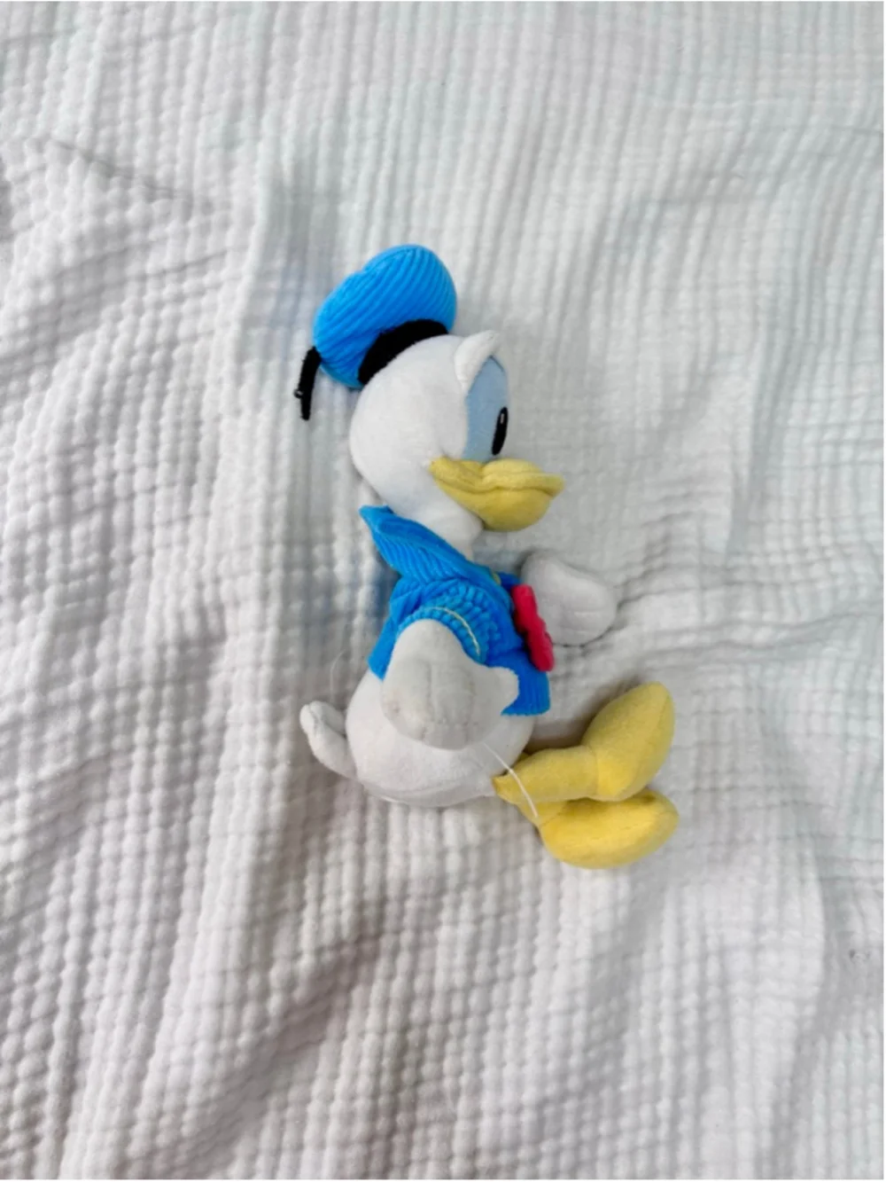 Disney Donald Duck Stuffed Animal One Size White Blue 10”